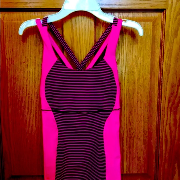 Lululemon Pink Athletic Tank Top - Picture 1 of 3